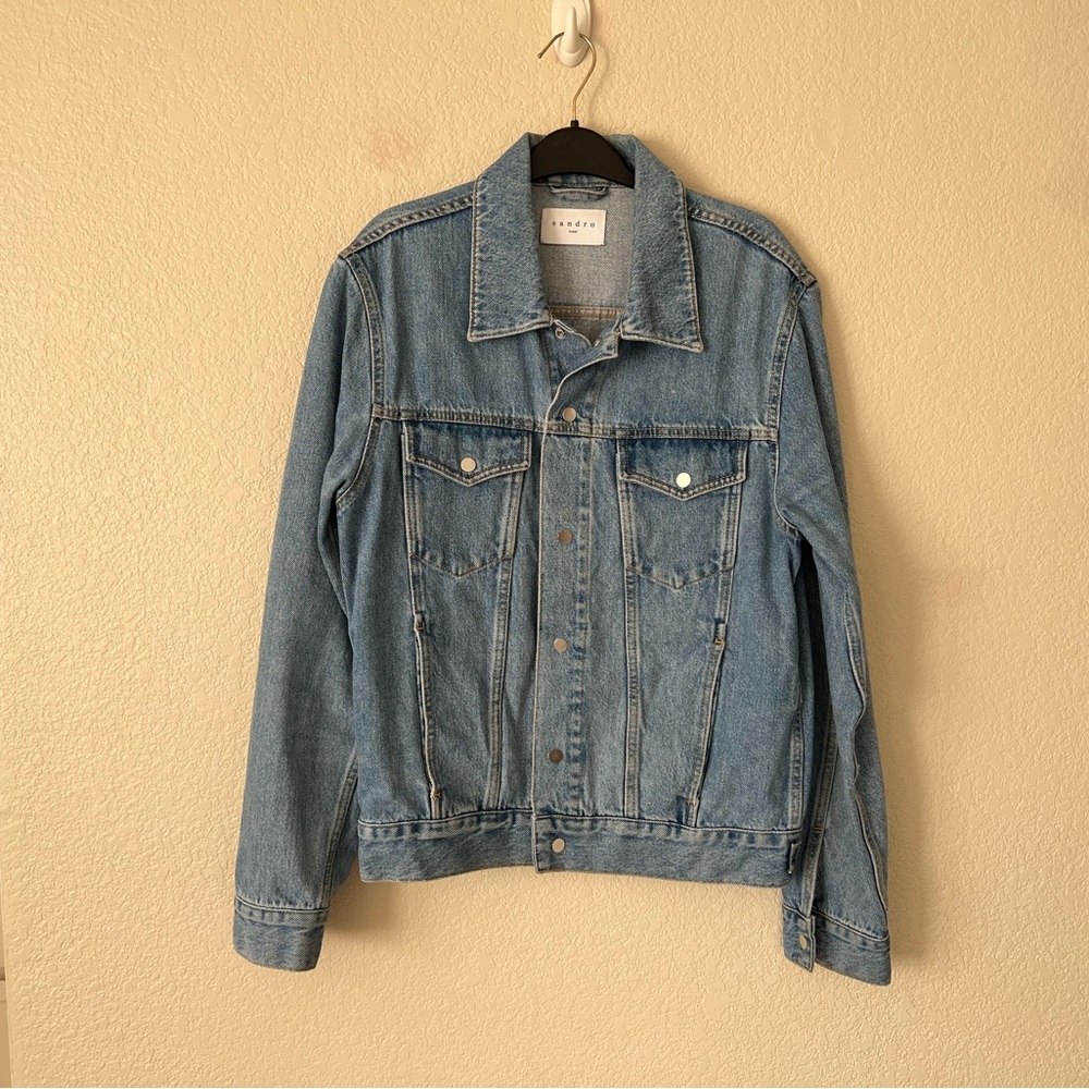 Sandro Denim Trucker Jacket